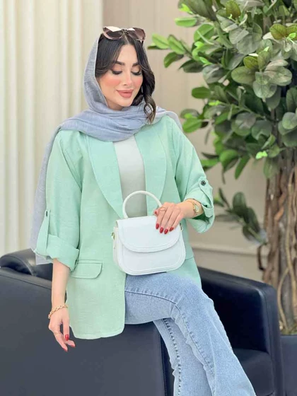مانتو دو دکمه ژیکان