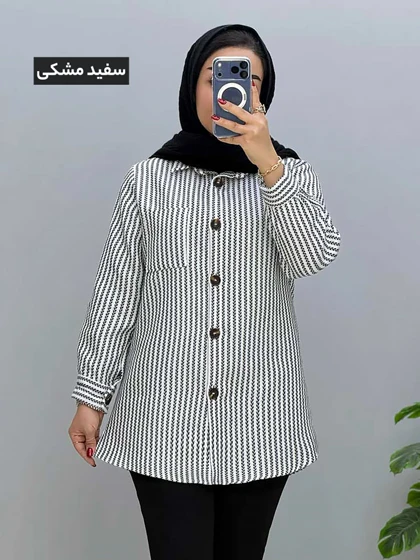 شکت یقه مردانه پشمی گندم کد 3298101