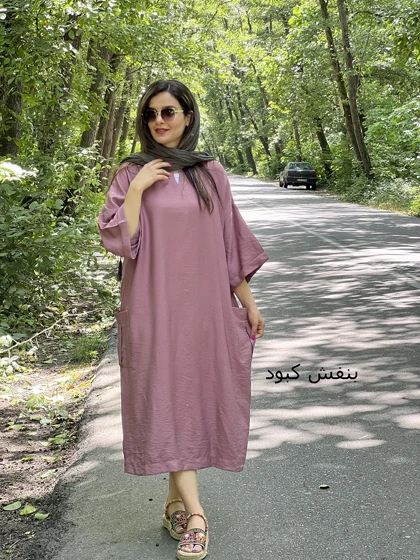 پیراهن مانتویی لاوین