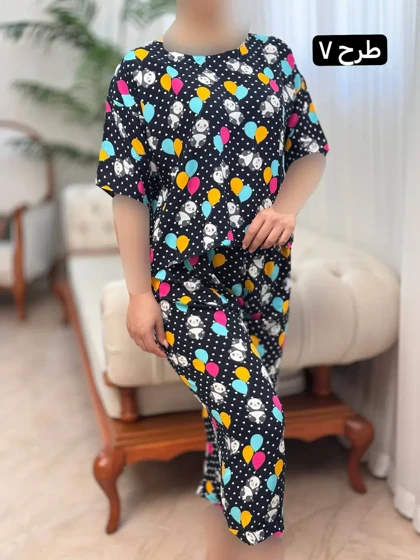 تیشرت شلوارک نخی 3143