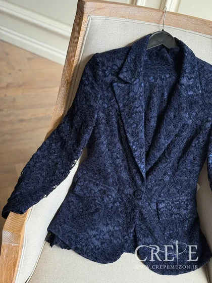 سه تیکه گیپور کت و شلوار و بلوز