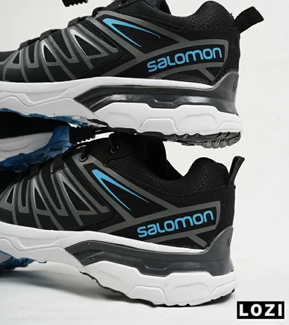 کفش کتانی مشکی آبی سفید سالومون Salomon X ULTRA