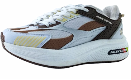 کفش اسپرت و روزمره مردانه برند اسکچرز Skechers مدل مانستر مشکی سفید قهوه‌ای کد 382