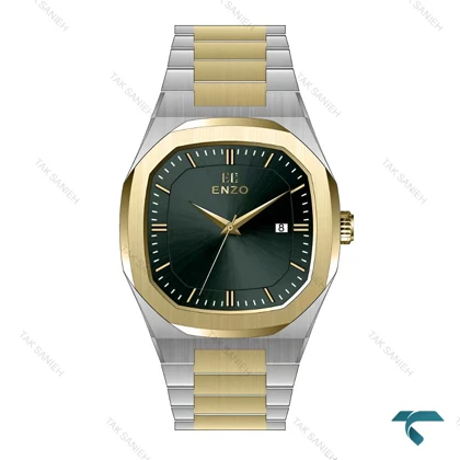 انزو Enzo مردانه EC-602TSG کلاسیک دورنگ طلایی Enzo-8059-G