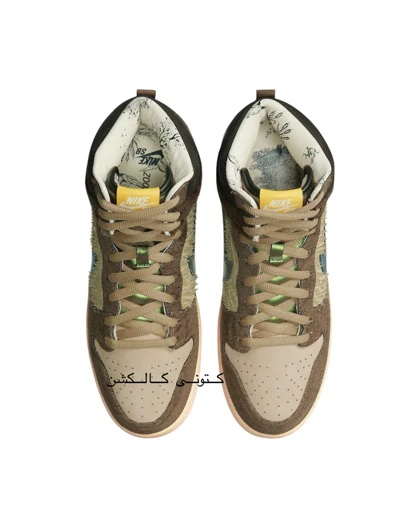 کتانی نایک اس بی دانک ساق‌دار Nike SB Dunk High Inspired By The Turducken Dish