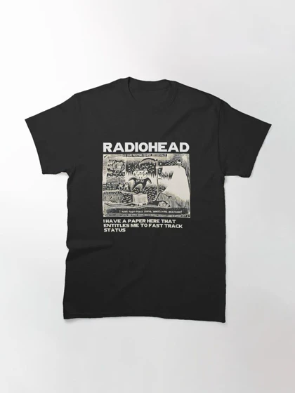 تیشرت گروه موسیقی radiohead تیشرت ریدیو هد طرح it was amazing to see