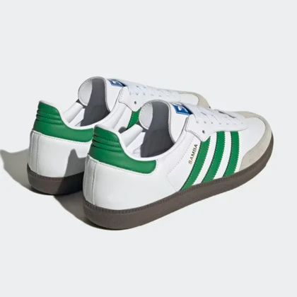 کفش اسپرت کتانی سامبا سبز زنانه و مردانه samba adidas green کد 263339