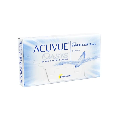 لنز طبی ماهانه اکیو وی اویسس Acuvue Oasys HydraClear Plus