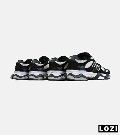 کفش کتانی مردانه و زنانه سفید مشکی NEW BALANCE 9060 مدل 7107