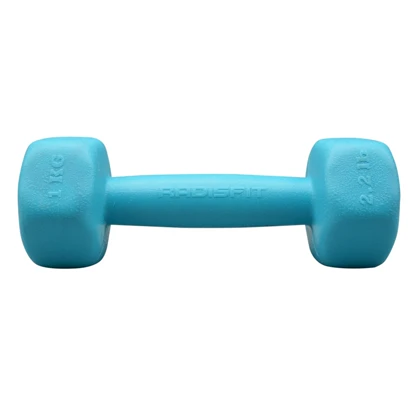 دمبل بدنسازی رادیس فیت مدل Six- Sided وزن 1 کیلو گرم بسته دو عددی