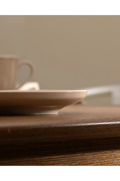 بشقاب سرو Madame Coco مدل Aurea Bone China - بژ