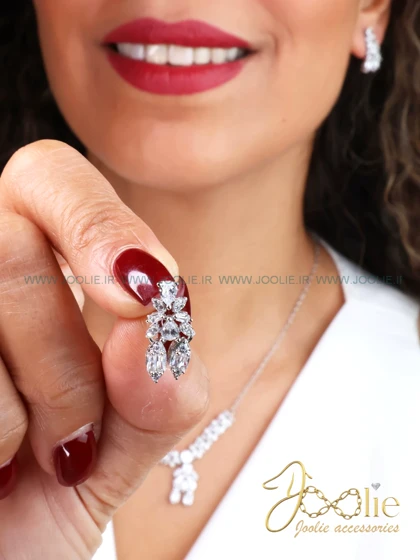 نیم ست گردنبند گوشواره زنانه کد S5114