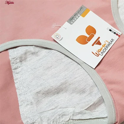 شورتکس زنانه مدل دولایه خرس و پاپیون رنگ کالباسی ماییلدا کد 5257-1042