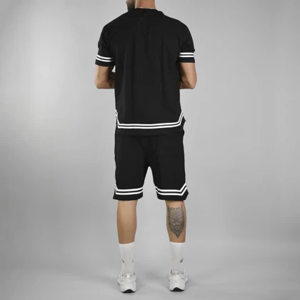 ست تیشرت و شلوارک اسپرت جردن مدل CMP-3F0957 مشکی