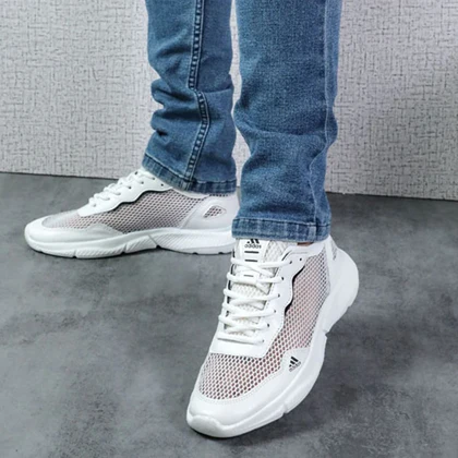 کفش ورزشی تابستانی مردانه آدیداس سفید مدل Ador ویژه