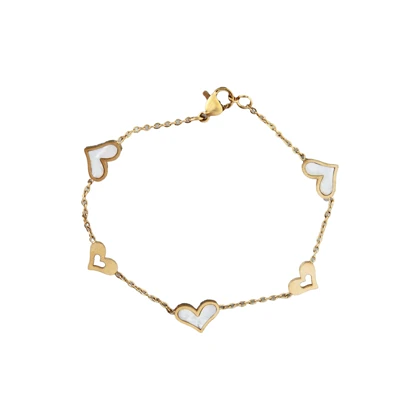 دستبند زنانه طرح قلب مینیاتوری