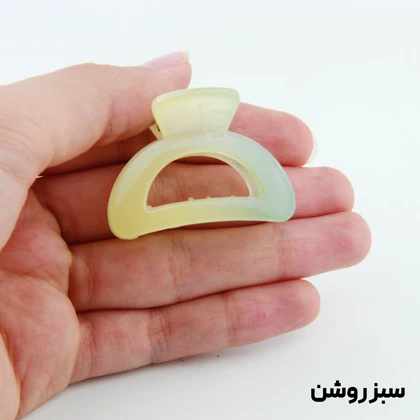 کلیپس دخترانه مدل صخره ای کوچک دو رنگ