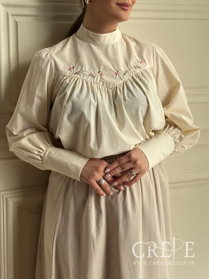 شومیز لینن گلدوزی