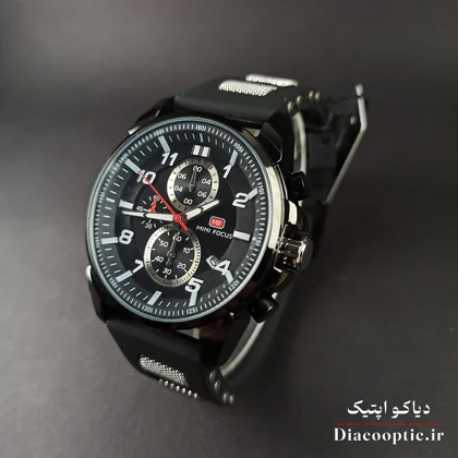 ساعت مچی مردانه اورجینال موتور ژاپن برند مینی فوکوس سه موتور مدل Mf0268G.04 بند رابر