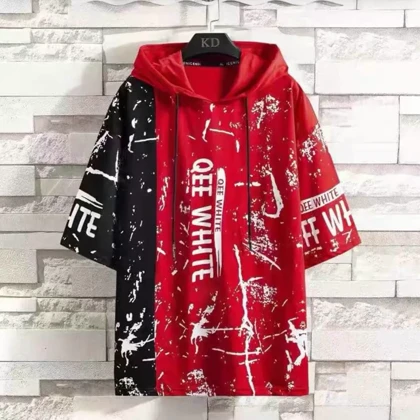 تیشرت پنبه کلاهدار خاص