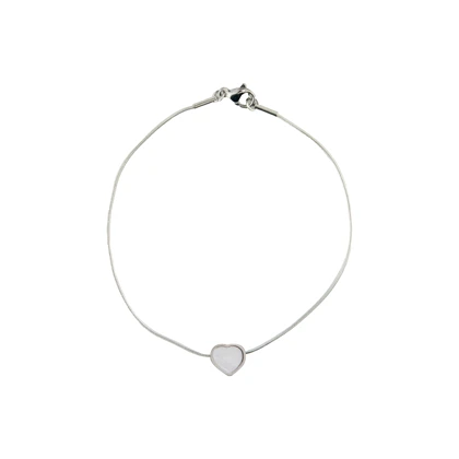 دستبند زنانه مدل قلبی مینیمال