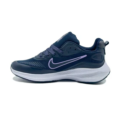 کفش و کتانی اسپرت مردانه و زنانه مدل نایک زوم NIKE_ZOOM رنگ سرمه ای یاسی کد 41867