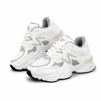کفش کتانی زنانه مدل نیوبالانس 9060 سفید طوسی New Balance 9060