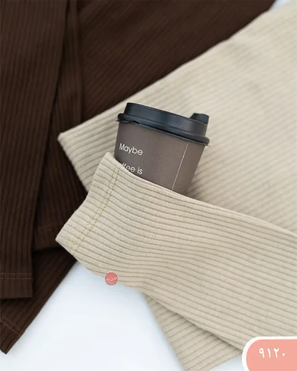 بلوزکرکره ای یقه گرد 9120