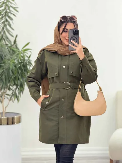 بارانی ژیله دار سپیدار
