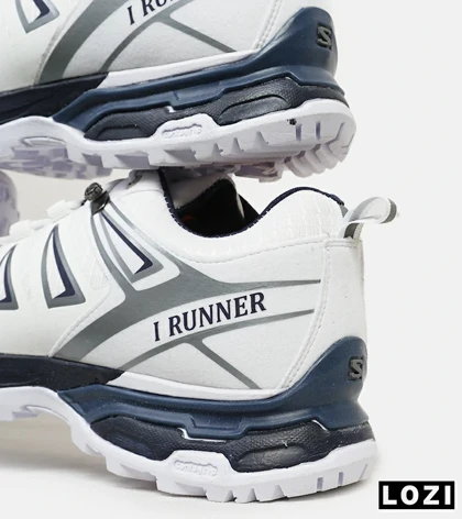 کفش کتانی بزرگ پا سفید طوسی I-Runner
