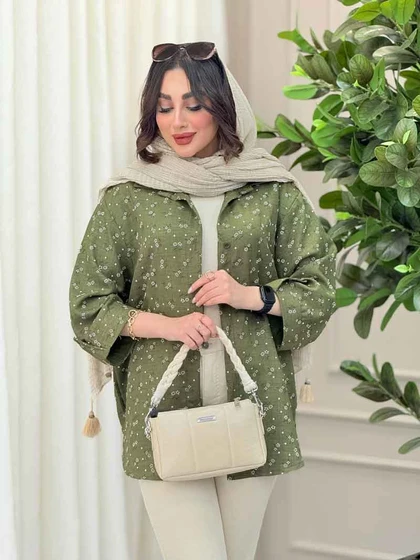 شومیز آستین پاگن شبنم