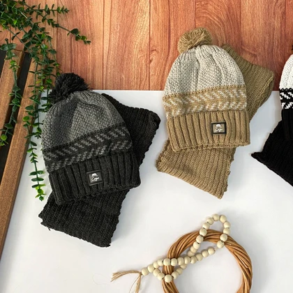 شالگردن و کلاه تو خز پسرانه