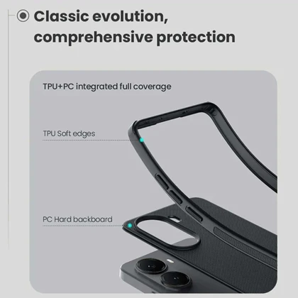 قاب محافظ شیائومی Poco X7 Pro نیلکین Super Frosted Shield Pro