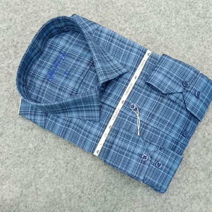 پیراهن طرحدار مردانه قواره ازاد ( قواره کلاسیک ) _ استین بلند