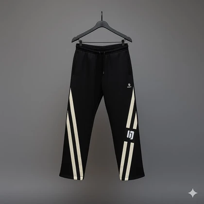 شلوار بنگال کش 2 نوار مدل shayan-مشکی