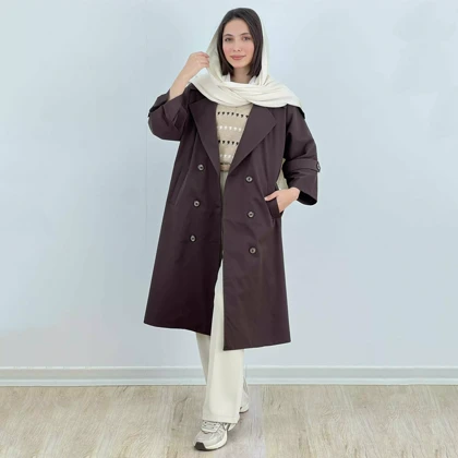 ترنچ کت بلند 1007999