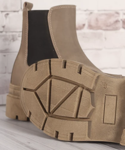 نیم بوت مردانه بدون بند و زیپ‌دار 1094