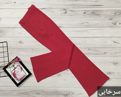 شلوار کرپ مازراتی مدل بوتکات کد 30119