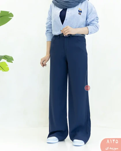 شلوار بگ سیلک 8145