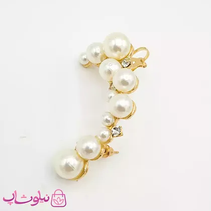 گوشواره لاله گوش طرح مرواریدی