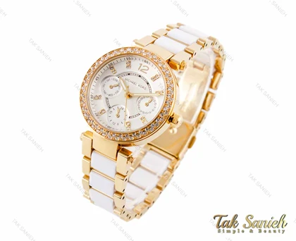 ساعت مچی مایکل کورس زنانه دورنگین سه موتوره Michael-3159-L