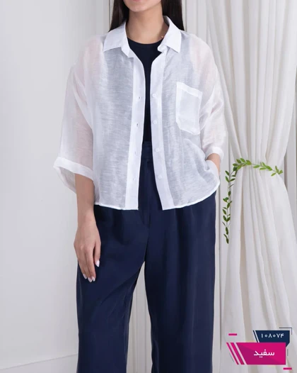 شومیز تک جیب شیشه ای DALBOR