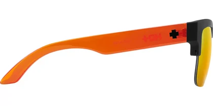عینک آفتابی اسپای SPY Discord 5050 Soft Matte Black Translucent Orange