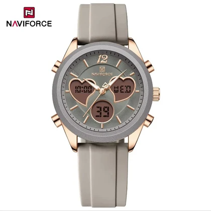 ساعت مچی اورجینال نیوی فورس NF5045 طوسی قلبی مدل w-10343
