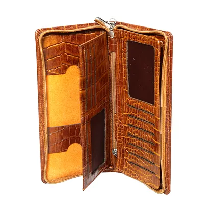 کیف دسته چک چرمی مدل کرو SBL300