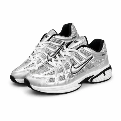 کتانی مردانه مدل رانینگ نایک P6000 نقره ای مشکیNIKE