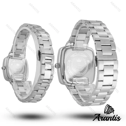 ساعت ست رومانسون دایمند سیلور صفحه سبز s-10067