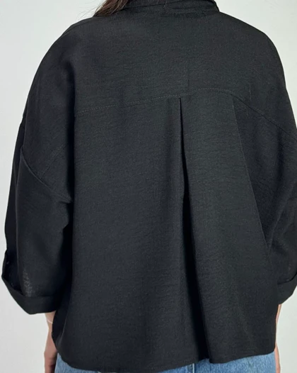 شومیز شانتون دو جیب  کد 500527