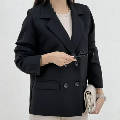 کت زنانه کرپ مازراتی کلاسیک شیکدونیا