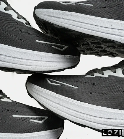 کفش کتانی طوسی فیلی سفید HOKA مدل 7337